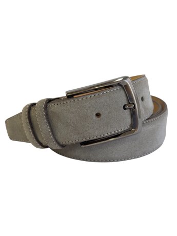 Ремень женский VW 40мм замша сер