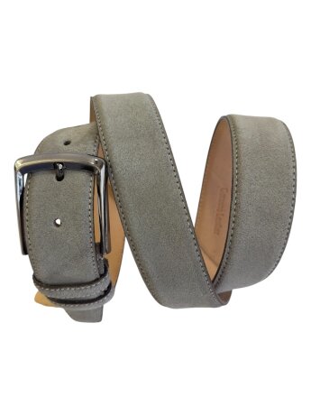Ремень женский VW 40мм замша сер
