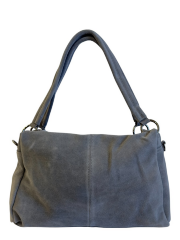 Сумка женская Wifeore W-9723-5 сер замша 