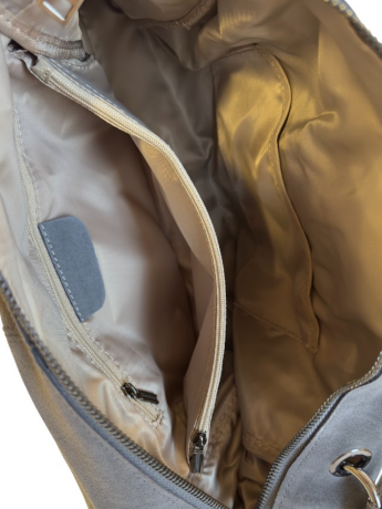 Сумка женская Wifeore W-9723-5 сер замша 