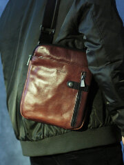 Сумка мужская Chiarugi 62678 brown