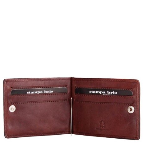 Зажим для денег Stampa Brio 730-50544DKT Brown