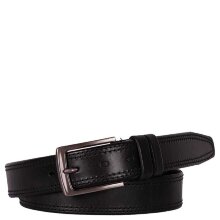 Ремень 35 черн.2 строчки (110) Sharpey