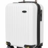 Чемодан Bagvoyage BV01/16 белый со съемными колесами