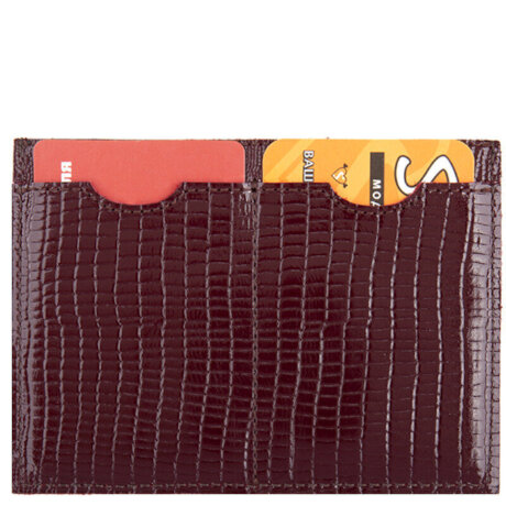 Чехол для автодокументов Веста Cherry варан бордо