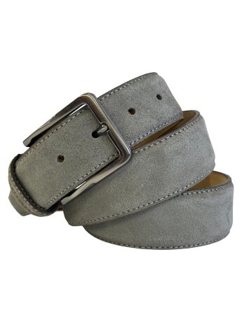 Ремень женский VW 35мм замша сер