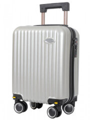 Чемодан Bagvoyage BV01/16 светло серый со съемными колесами