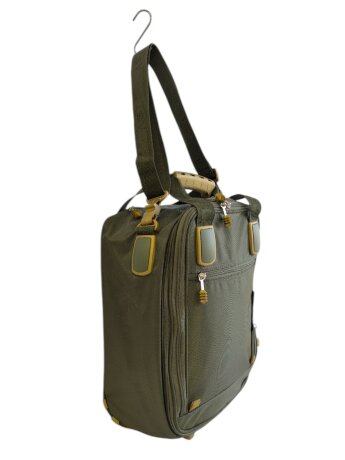 Сумка дорожная на колесах ручная кладь TsV 463,28 хаки/бронз