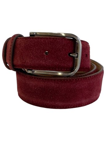 Ремень женский VW 35мм замша бордо