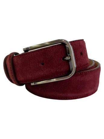 Ремень женский VW 35мм замша бордо