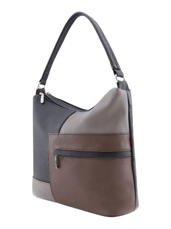 Сумка женская Оливи 1259 черн/сер.кор