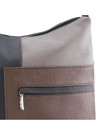 Сумка женская Оливи 1259 черн/сер.кор