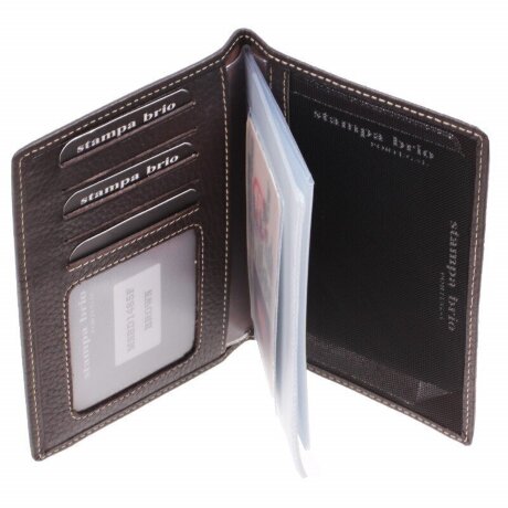 Бумажник водителя Stampa Brio 111-1485A G Brown LS 