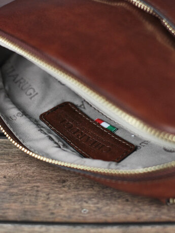 Сумка мужская Chiarugi 2636 cognac