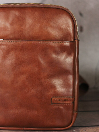 Сумка мужская Chiarugi 2636 cognac