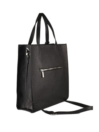 Сумка шоппер SHARPEY 1-3175 черн фл.