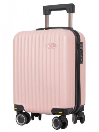 Чемодан Bagvoyage BV01/16 розовый со съемными колесами