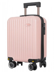 Чемодан Bagvoyage BV01/16 розовый со съемными колесами