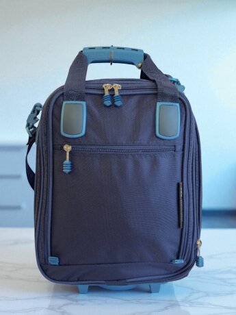 Сумка дорожная ручная кладь TsV 463,28 син/син.пер