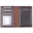 Обложка для паспорта Stampa Brio 112-1485P G Brown LS