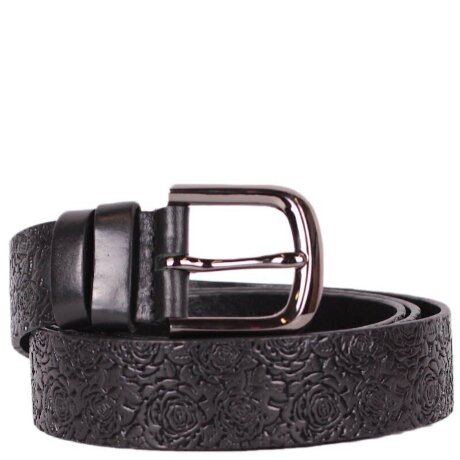 Ремень Sharpey цветы 35 черн (110) 