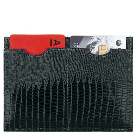 Чехол для автодокументов Веста Green варан 