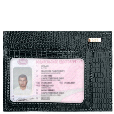 Чехол для автодокументов Веста Green варан 