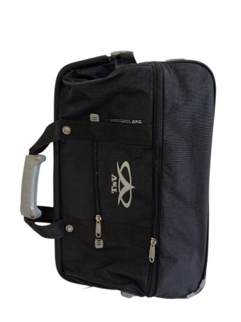 Сумка саквояж дорожная TsV 514,32 черн.жак/аллюм