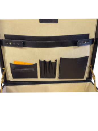 Дипломат кожаный Chiarugi 4504 black