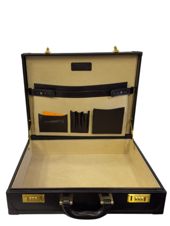 Дипломат кожаный Chiarugi 4504 black