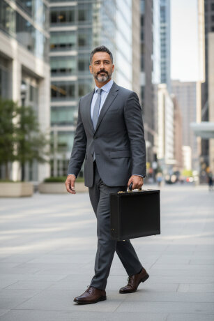 Дипломат кожаный Chiarugi 4504 black