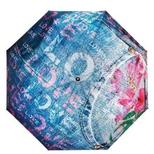 Зонт Flioraj 014-43 Джинсы с цветком