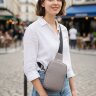 Рюкзак-слинг женский Letizia Forzza LF-1801 grey