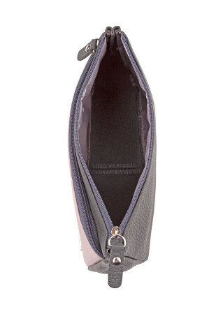 Косметичка ESSE Лена асфальт/роз.фл