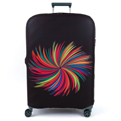 Чехол для чемодана W1073-S Черн.цв