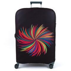 Чехол для чемодана W1073-S Черн.цв