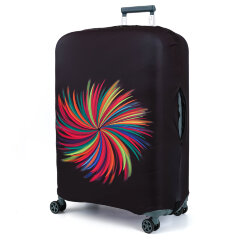 Чехол для чемодана W1073-S Черн.цв