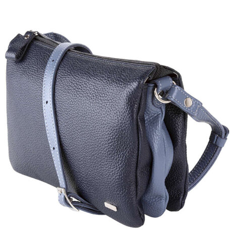 Сумка женская Esse БАРБАРА син/сер-гол.фл 78011