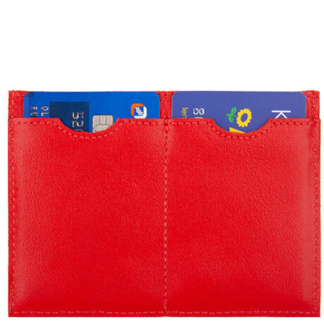 Чехол для автодокументов Веста Red алый 