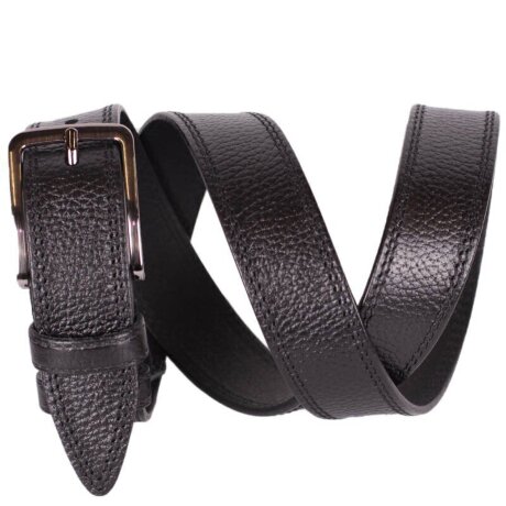 Ремень мужской Premium 35 черн 2стр (120) Sharpey