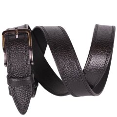 Ремень мужской Premium 35 черн 2стр (120) Sharpey