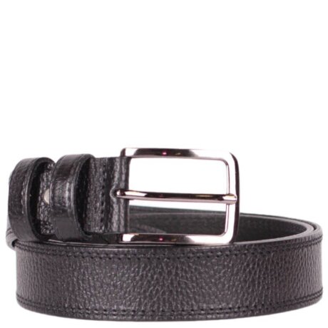 Ремень мужской Premium 35 черн 2стр (120) Sharpey