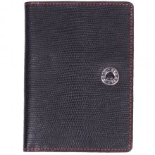 Обложка для паспорта Stampa Brio 264-1514LA Black/Orange