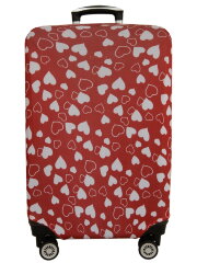 Чехол для чемодана 1023-4 сердца L