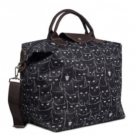 Сумка Antan ручная кладь 2-313 коты ч/б