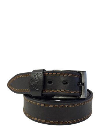 Ремень мужской Remart буйвол дв.строчка кор 40мм