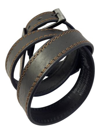 Ремень мужской Remart буйвол дв.строчка кор 40мм