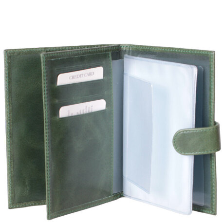 Бумажник водителя 2в1 Qoper 1020 green