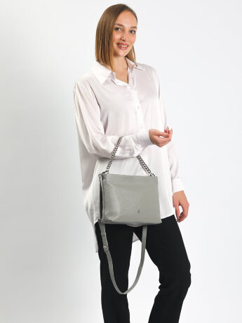 Сумка женская SHARPEY 1-2955 т.сер