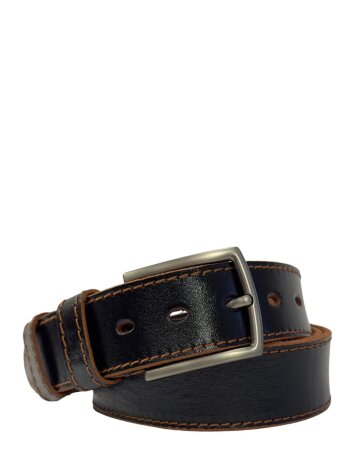 Ремень мужской Remart Кантри черн/кор.стр 40мм